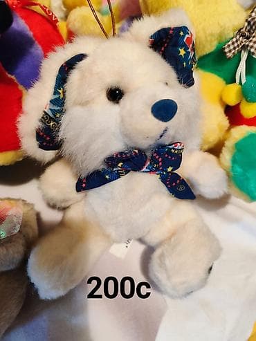 Игрушки плюшевые 30см-400сом
20см-300сом
16см-200сом