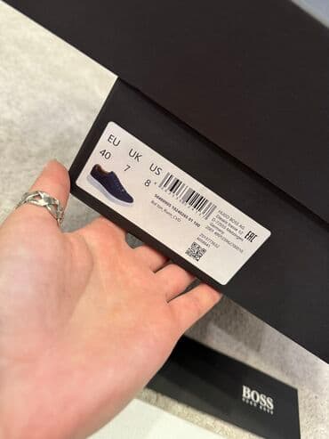 прокат мужских костюмов [возьми на прокат] бишкек фото: Мужские кроссовки, 41, Boss, Новый, цвет - Синий, Самовывоз, Платная доставка — 5