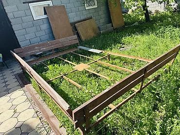 метал: Скамейка Металл, Со спинкой, Без крыши — 1