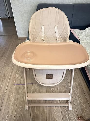 magic glip: Стульчик для кормления Happy Baby Berny Lux, розовый Состояние — 3