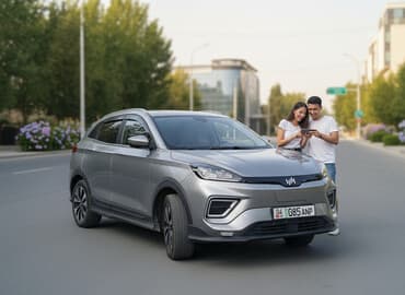 ремонт электро велосипедов: Электромобиль кроссовер (серебристый кузов) Основные особенности: - — 1