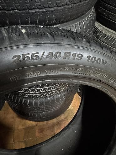 19: Шины 255 / 40 / R 19, Зима, Б/у, 1 шт, Легковые, Корея, Kumho — 2