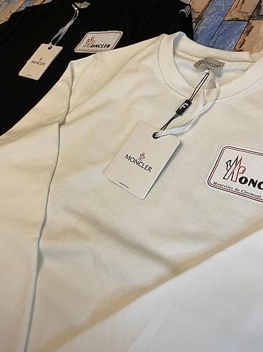 одежда акацуки: Свитшот Moncler с крупным фирменным логотипом. - Классический крой с — 5