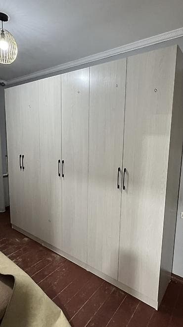 Эмерек: Шкаф-купе распашной, 4‑дверный, современный - Конструкция: высокий — 6