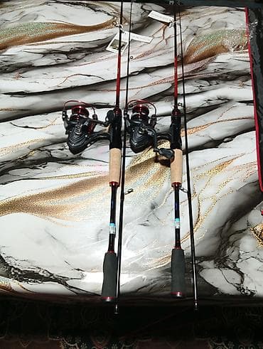 Спиннинговые наборы для рыбалки (2 шт.) - Комплект: удилище +