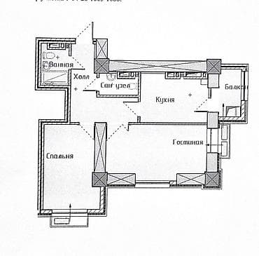 nova grant: 1 комната, 61 м², Элитка, 16 этаж, Готовая ПСО (под самоотделку) — 4