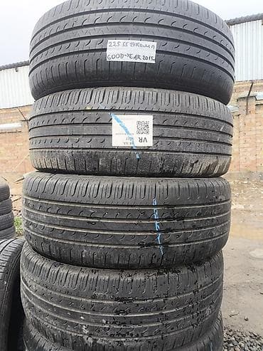 Шины 225 / 55 / R 19, Лето, Б/у, Комплект, Легковые, GoodYear
