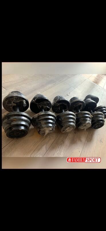 гантели для начинающих дома: FAMILY SPORT Цена 15+15кг 4500 Цена за пару 10+10кг 3000с — 1