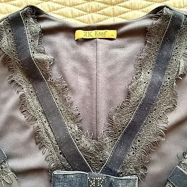 Личные вещи: Вечернее платье, А-силуэт, Длинная модель, С рукавами, L, XL — 4