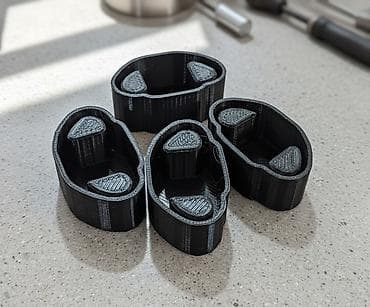 Заглушки для багажника из PETG пластика. - Материал: прочный PETG