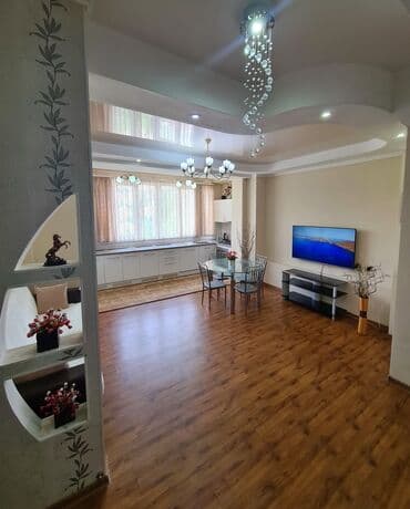 2 х комнатную квартиру по суточно в 8 мкр: 2 комнаты, Собственник, С мебелью полностью — 9