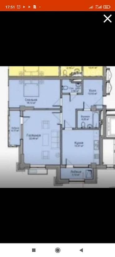 Квартиры: 2 комнаты, 80 м², Элитка, 9 этаж, Готовая ПСО (под самоотделку) — 3