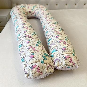 подушки ортопедические: U‑образная подушка для беременных и кормления - Форма: U‑образная — 4