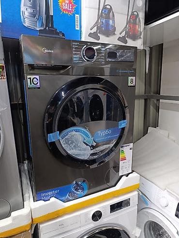 Стиральная машина Midea, фронтальная загрузка, 8 кг. Основные