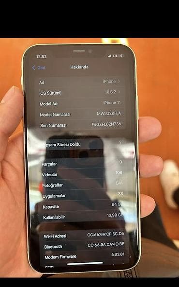 redmi note 12 pro 5g: IPhone 11, 64 ГБ, Белый, 86 % — 6