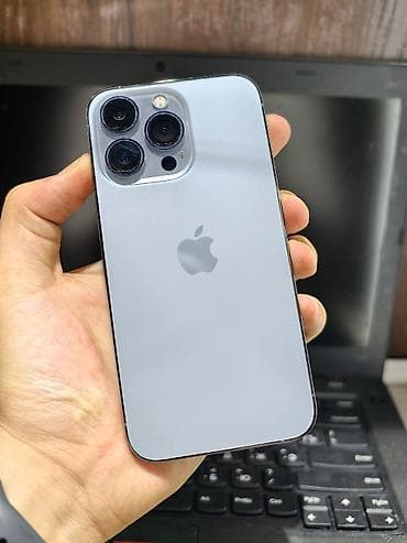 IPhone 13 Pro, Б/у, 128 ГБ, Sierra Blue, Защитное стекло, Чехол, 100 % at lalafo.kg IPhone 13 Pro, Б/у, 128 ГБ, Sierra Blue, Защитное стекло, Чехол, 100 %