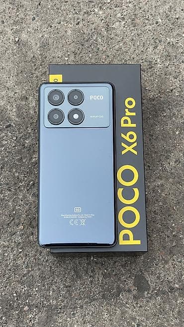 Poco X6 Pro, Б/у, 512 ГБ, цвет - Черный, 1 SIM, 2 SIM