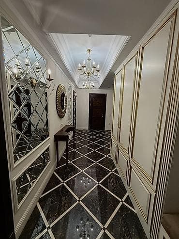 Батирлер: 4 бөлмө, 140 м², Жал мкр (а.и. Жогорку, Ортоңку, Төмөнкү) 5 кабат, Дизайнердик оңдоо — 8