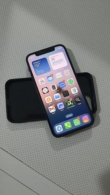 наушник буу: IPhone 12, Колдонулган, 64 ГБ, Кара, Каптама, 76 % — 4