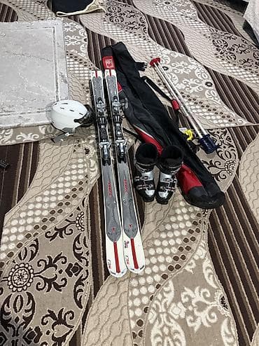 Электротранспорт: Комплект лыжа новый почти 2-3 раз использовал лыжа топовый — 3