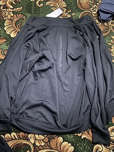 интернет магазин одежды: Спортивная толстовка Under Armour (мужская) - Цвет: черный - — 2