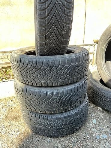 шины зимные: Шины 185 / 55 / R 15, Всесезонная, Б/у, Комплект, Легковые — 1