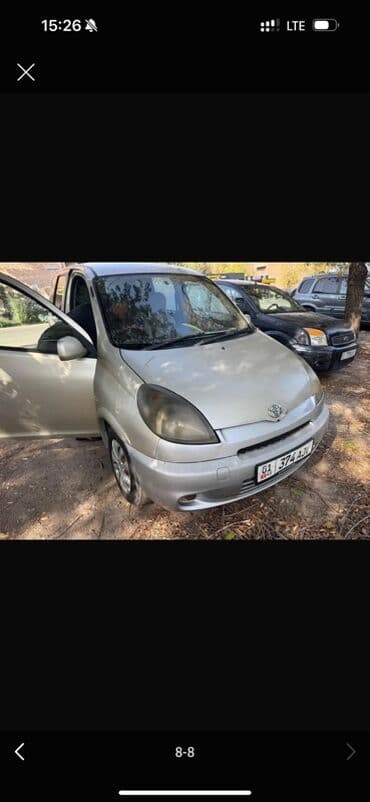 Ковролин: Toyota Funcargo: 1999 г., 1.3 л, Автомат, Бензин, Минивэн — 6