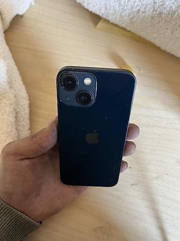 iphone 13 mini купить: IPhone 13 mini, Б/у, 128 ГБ, Синий, Чехол, Кабель, Коробка, 75 % — 7