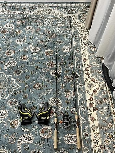 Охотничьи ножи: Продаю комплект:спиннинг,катушка Катушка размер шпули 2000 от — 2