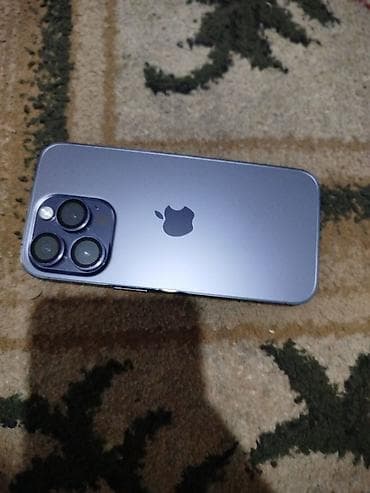 10 iphone: IPhone 14 Pro, Б/у, 256 ГБ, Deep Purple, Чехол, 82 % — 4