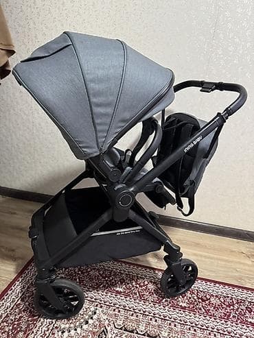 anex eli: Прогулочная коляска Ining Baby, серый меланж - Легкая и маневренная — 6