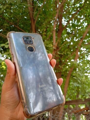 телефоны в бишкеке цум цены редми: Redmi, Redmi Note 9, Б/у, 128 ГБ, цвет - Голубой, 2 SIM — 2