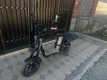 электронные мотоциклы: Электроскутер-грузовичок (сидячий) с задней платформой с 2 — 6
