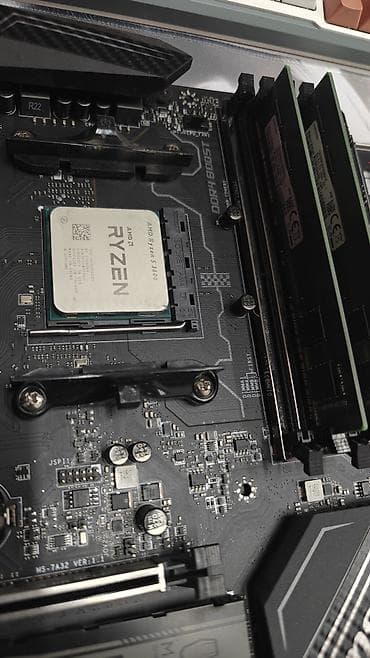 материнская плата asrock: Материнская плата, Б/у, MSI, AM4, ATX, Для ПК — 3