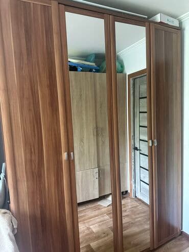 Шкаф для одежды, Б/у, Прямой, МДФ