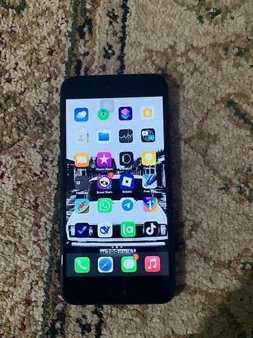 Техника жана электроника: IPhone 7 Plus, Колдонулган, 128 ГБ, Кара, 100 % — 7