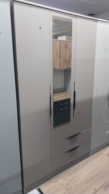 шкаф для одежды из ткани: Шкаф для одежды, Новый, Прямой, ЛДСП — 28