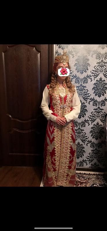 Свадебное платье, 44, 46 (M), цвет - Айвори, Рукава: Длинные, Мусульманское