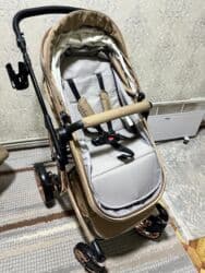 коляска viki vigorkids: Балдар арабасы, түсү - Алтын — 4