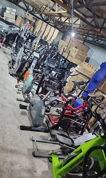 Велотренажёры спин байки Эллиптические тренажёры Большой at lalafo.kg Велотренажёры спин байки Эллиптические тренажёры Большой