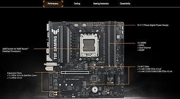 socket 1155: Материнская плата для ПК, Новый, Asus, AM5, Micro-ATX — 3