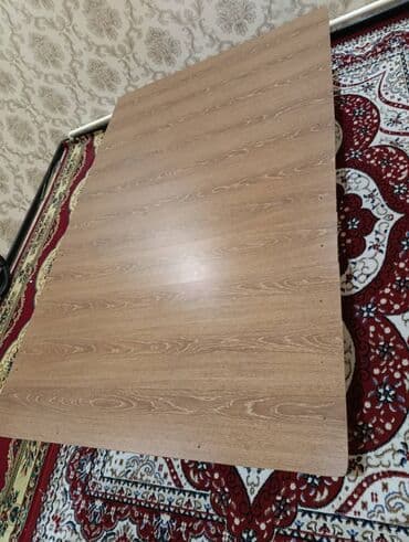 шкаф с большим зеркалом: Стол для зала, Б/у, Складной, Прямоугольный — 1