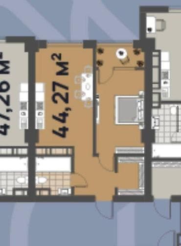 Квартиры: 2 комнаты, 85 м², Элитка, 10 этаж, ПСО (под самоотделку) — 3