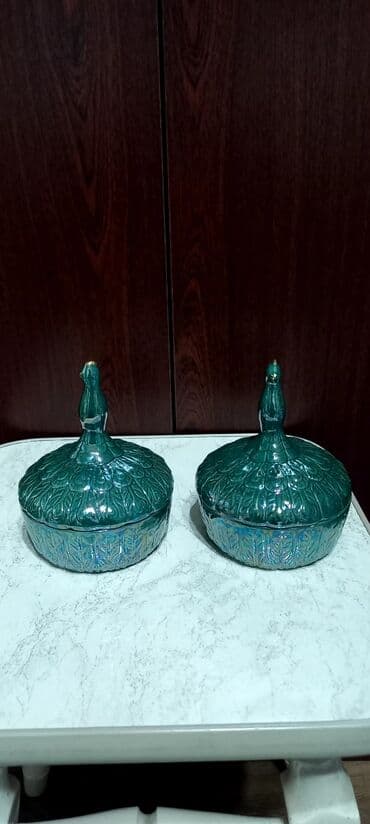 антикварная мебель купить: Старинные баночки, жарптица — 2