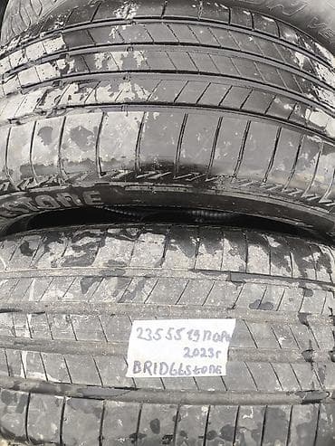 65 style: Шины 235 / 55 / R 19, Лето, Б/у, Пара, Легковые, Bridgestone — 1