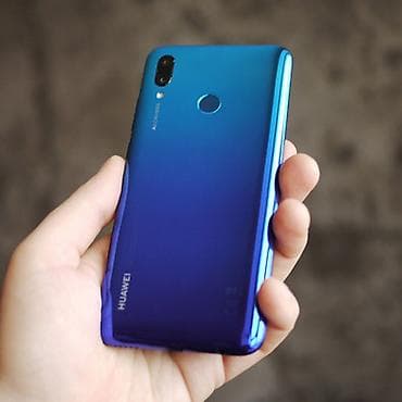 куплю телефон бу: Huawei P Smart 2019, Б/у, 32 ГБ, цвет - Синий, 2 SIM — 1