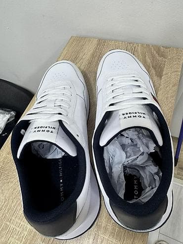 Жеке буюмдар: Эркектердин кроссовкасы, 42, Tommy Hilfiger, Жаңы, түсү - Ак, Өзү алып кетүү — 3