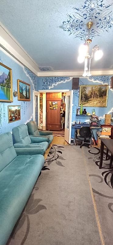 2 комнатная студия: 2 комнаты, 54 м², 106 серия, 6 этаж, Косметический ремонт — 3