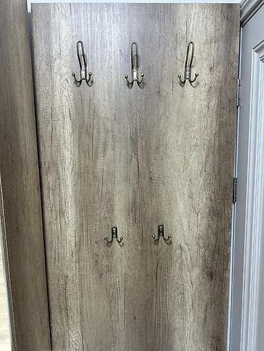 Кресла: Прихожая модульная из ЛДСП под дерево с мягкой скамьей, зеркалом и — 5