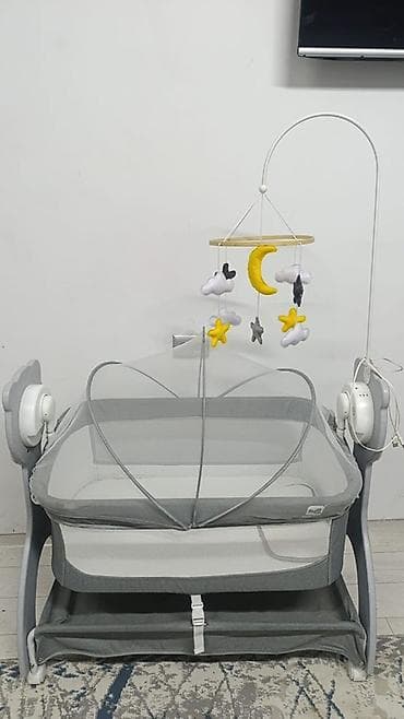 Детская подвесная колыбель-шагающая люлька с автоукачиванием - Цвет